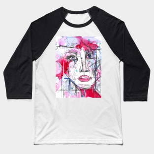 Girl with Kaleidoscopeeyes. Baseball T-Shirt